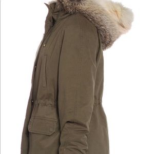 Yves Salomon parka fox fur !